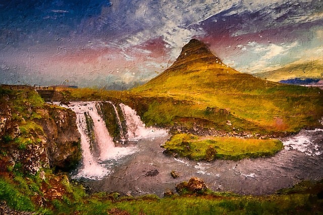 Download free HD stock image of Nature Mountains Free nature mountains cliff illustration