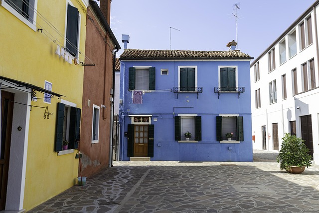 Casas Coloridas, Brilhante Casas, Veneza