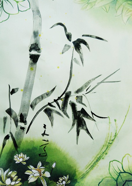 Free bamboo chinese painting china illustration