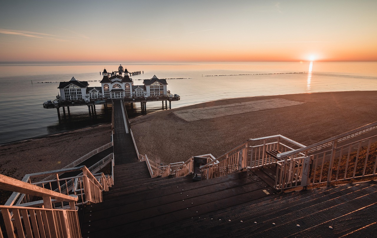 Rügen, Sellin, Seebrücke, Strand, Ø