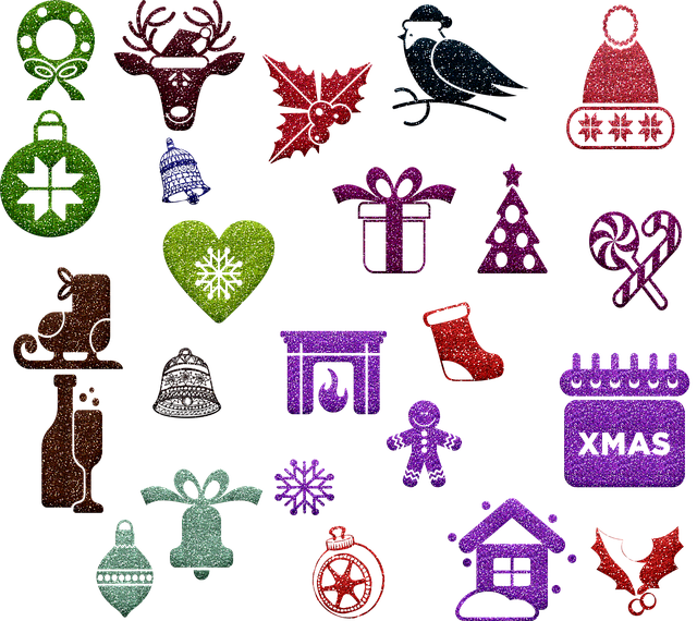 クリスマスキラキラアイコン クリスマス 暖炉 Pixabayの無料画像
