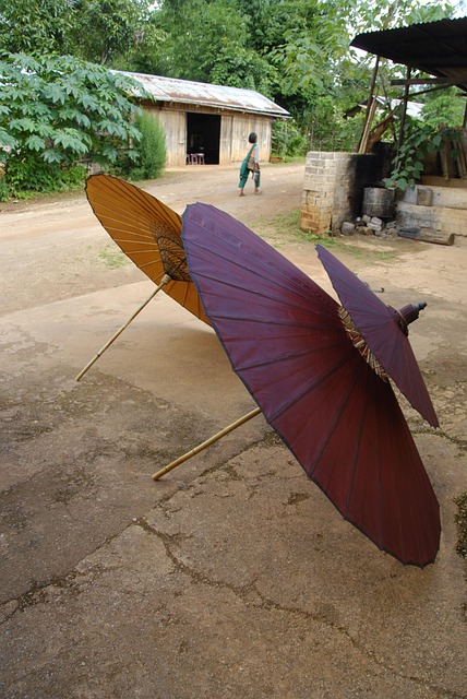 Myanmar, Birma, Azië, Mensen, Paraplu'S