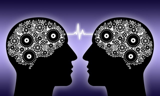 Free thought mind communication illustration