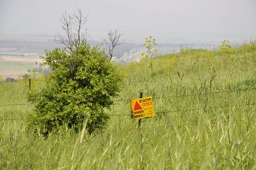 Israel, Golan, Land Mines, Danger