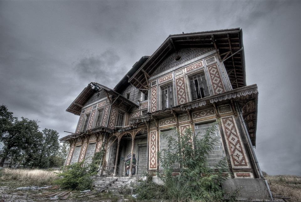 Maison, Abandonnée, Hantée, Manoir, Fantôme, Abandonné