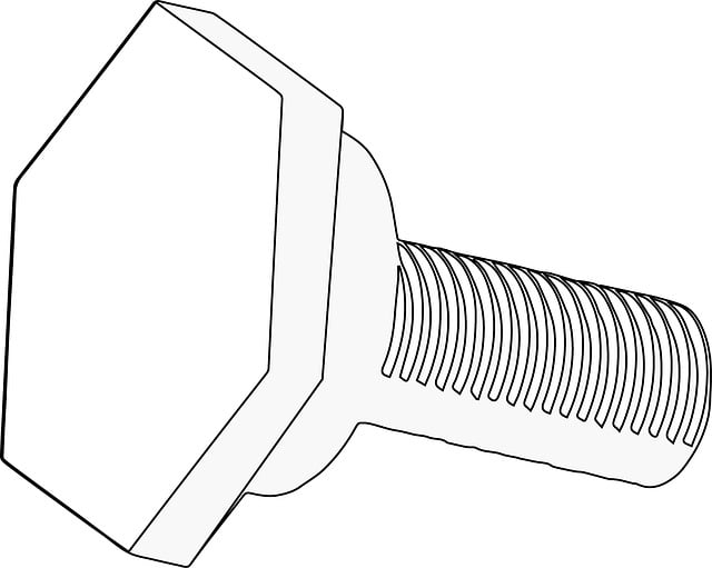 Free bolt mechanical steel illustration