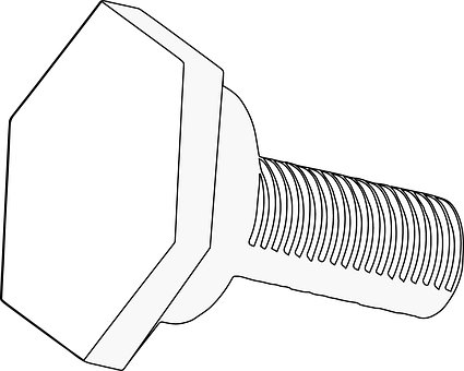 Tornillo, Mecánico, Acero, Industrial