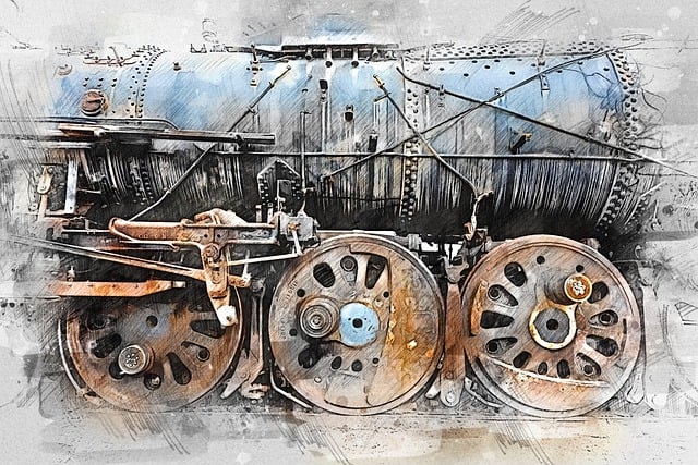 Free locomotive loco railway illustration