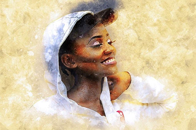Free woman female african illustration