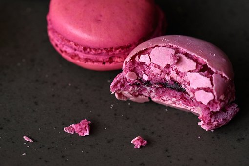 Roze, Beet, Gebeten, Macaron, Macaroon