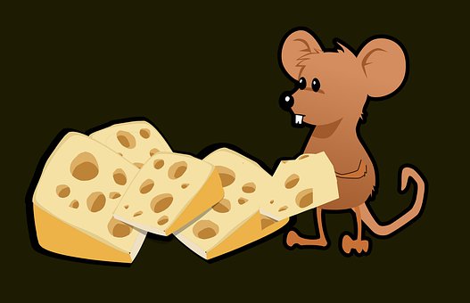 Mouse, Rat, Cheese, Children, Food, Baby