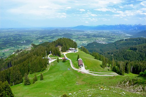 Allgäu, Nesselwang, Alpspitz, Panoráma