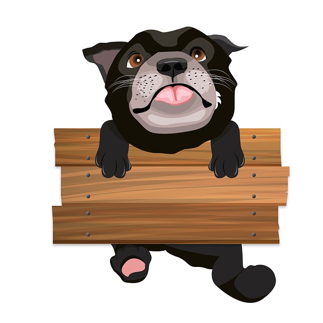 Download free HD stock image of Dog Pets Free dog pets staffy illustration