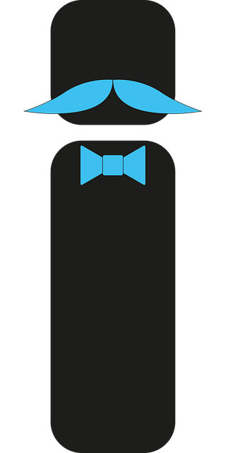 Free man beard masculine vector