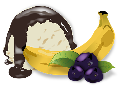 Iskrem, Dessert, Sommer, Mat, Søt, Frukt