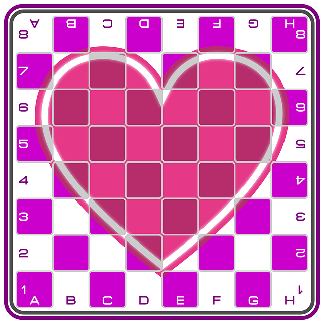 Free chess board game of table vector