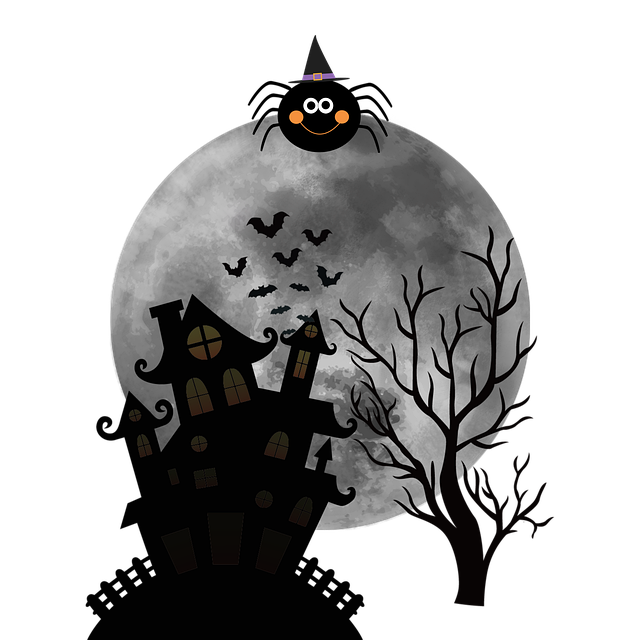 Free halloween funny spooky illustration