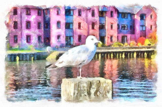 Totnes, Fluss, Am Ufer, Devon