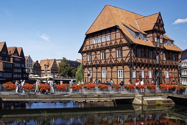 Německo, Luneburg, Lüner Mühle