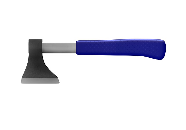 Free handle equipment axe illustration