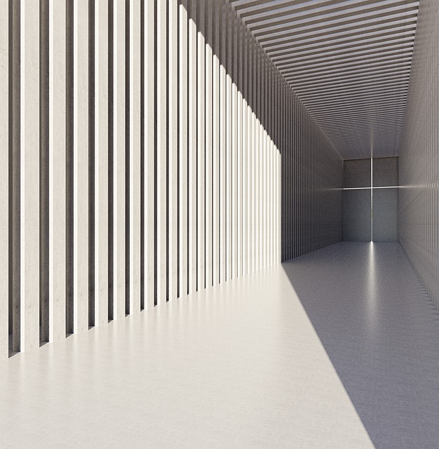 Free architecture interior concrete illustration