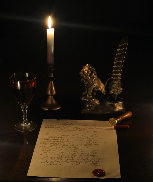 Free Antique Lion Inkwell photo and picture