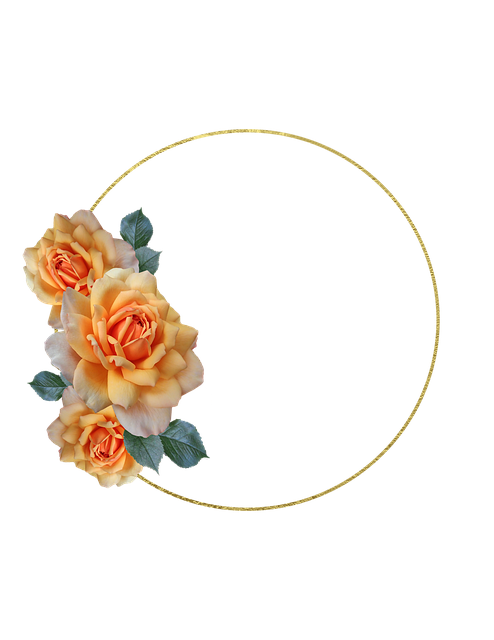 Free decorative frame frame floral frame illustration