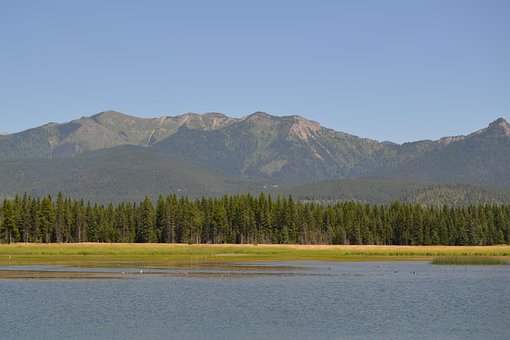 Lac, Munţi, Natura, Peisaj, Apă, Vară