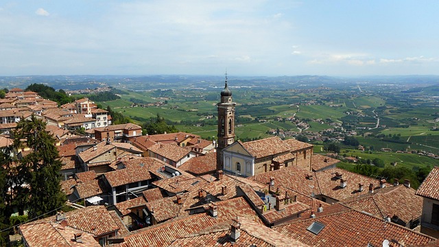 Italia, Piemonte, Tetto, Tegola, Chiesa