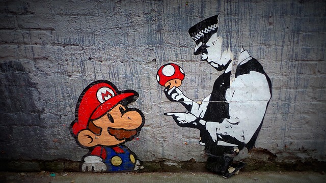 Mario, Stradă, Artă, Artistic, A Picta