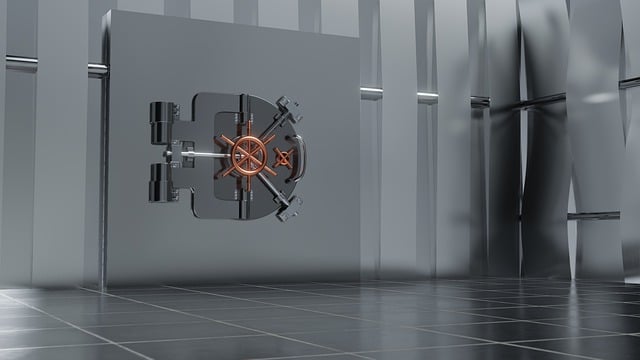 Free locker safe 3d illustration