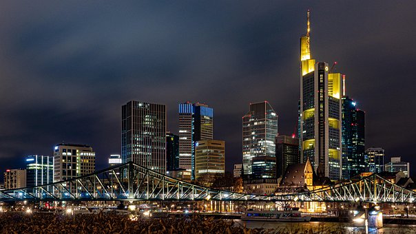 Free Frankfurt Am Main Germany Skyline photo and picture