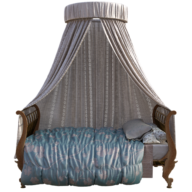 Free daybed curtain cover illustration
