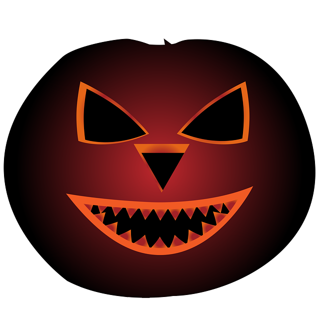 Kürbis, Halloween, Dekoration, Gruselig