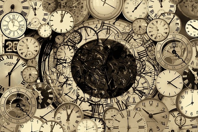 Free time clock clocks illustration