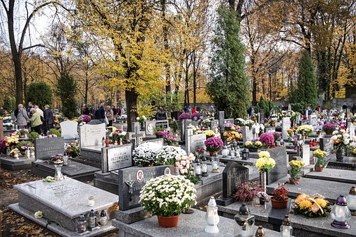 Cemetery, Graves, All Saints ' Day