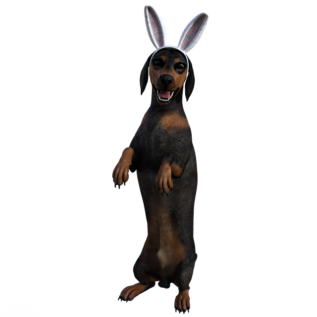 Free Dog Easter Doggy illustration and picture