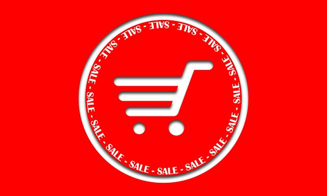 Free sale bargain promotion illustration