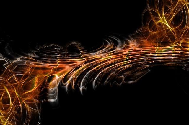 Free abstract background particles illustration