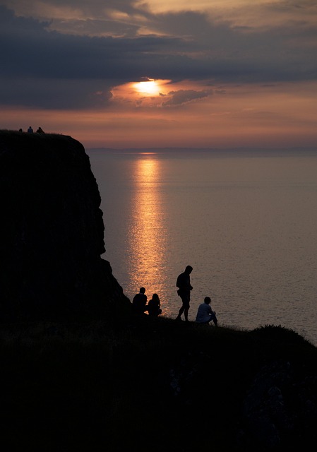 Free Sunset Silhouette photo and picture