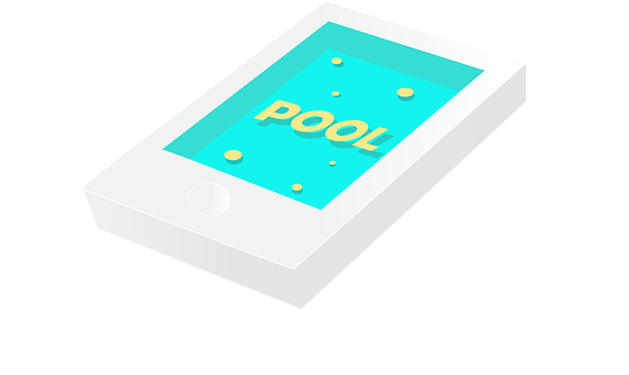 Free Phone Pool vector and picture