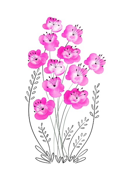 Free Watercolour Flowers Watercolor Flowers illustration and picture