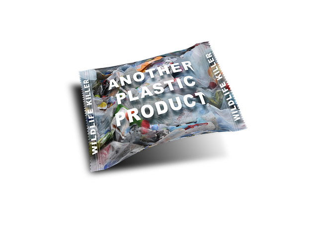 Free plastic pollution environment illustration