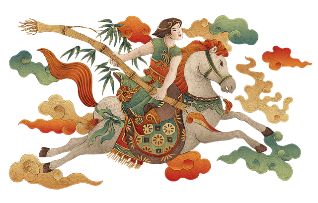 Download free HD stock image of Flying Horse Cloud Free flying horse cloud people illustration
