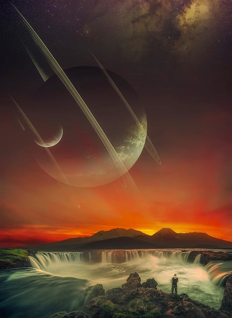 Download free HD stock image of Collage Space Free collage space sky illustration