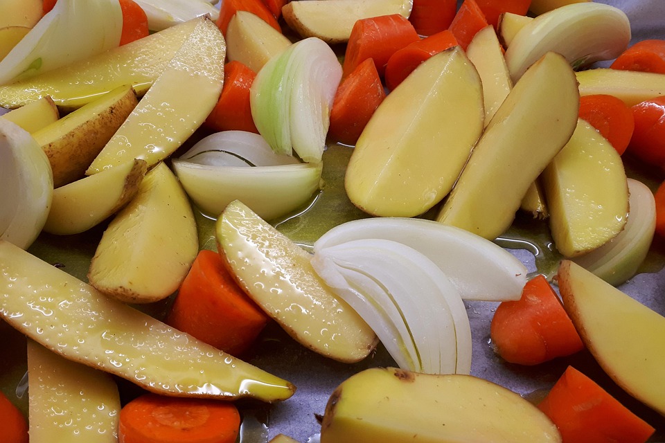Oven Baked Vegetables Potatoes - Free photo on Pixabay