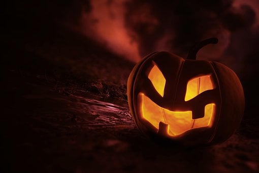 Pompoen, Helloween, Grimmig