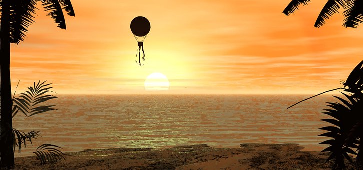 Free Sunset Beach photo and picture