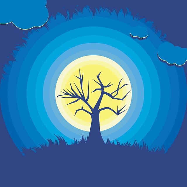 Free tree halloween empty illustration