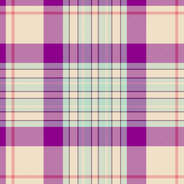 Free fuschia tartan scottish illustration